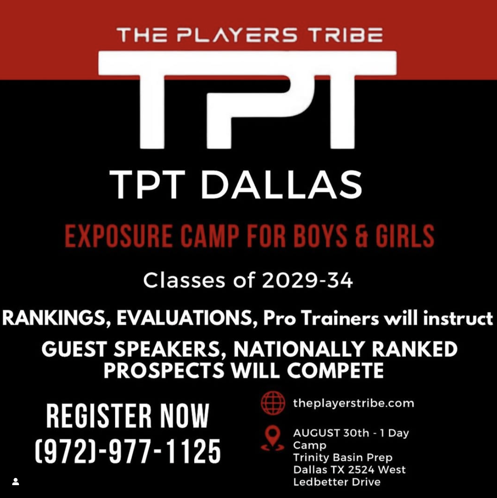 Announcing the TPT Exposure Basketball Camp for Boys and Girls!
